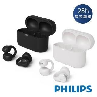 【Philips 飛利浦】AI麥克風長續航耳夾式無線藍牙耳機-TAQ2000