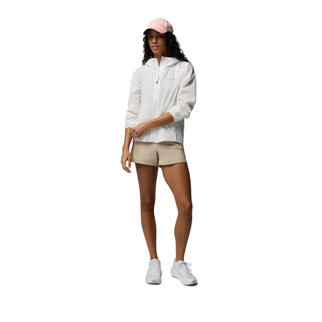 【Columbia 哥倫比亞】女款-防潑水外套-Trailborne™ Jacket-海鹽白(UWR09350ES/KS)
