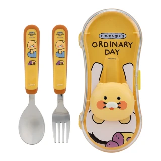 【Kakao Friends】春植 立體湯叉盒 湯匙 叉子 餐具盒 304不鏽鋼 環保餐具 韓國製