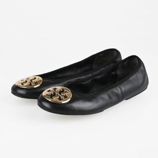 【TORY BURCH】TORY BURCH REVA 芭蕾平底鞋(黑)