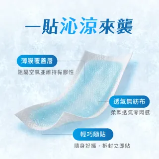 【VOLA 維菈】免冷藏 快速降溫 水果清涼貼 冰涼貼 散熱貼 水果香 薄荷 戶外 旅行