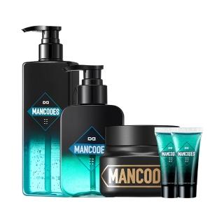 【MANCODES 左顏右色】微酸潔面乳II 150g+20g*2+清肌沐浴露400g+自然本色修顏霜50g(原廠公司貨)