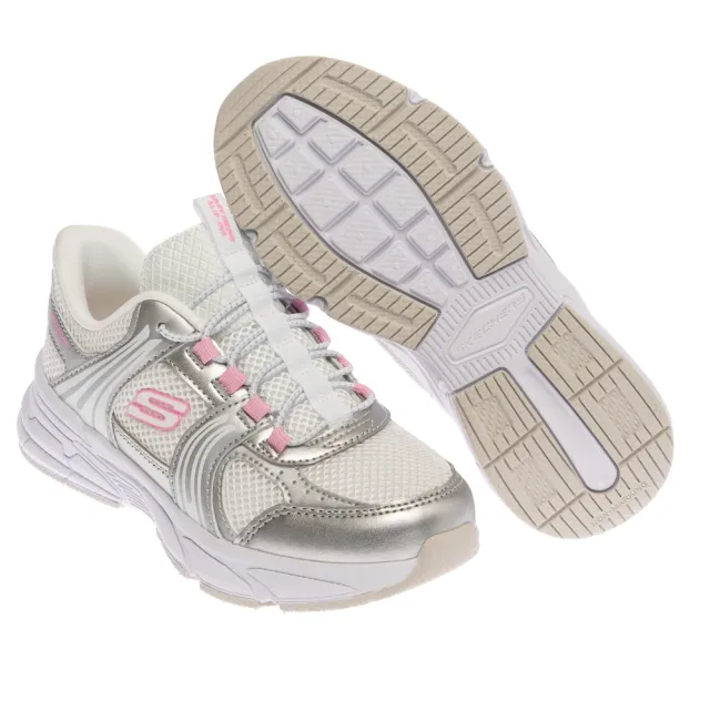 【SKECHERS】女童系列 女童鞋 運動鞋 瞬穿舒適科技 RETRO-GRAPH (319078LWSPK)