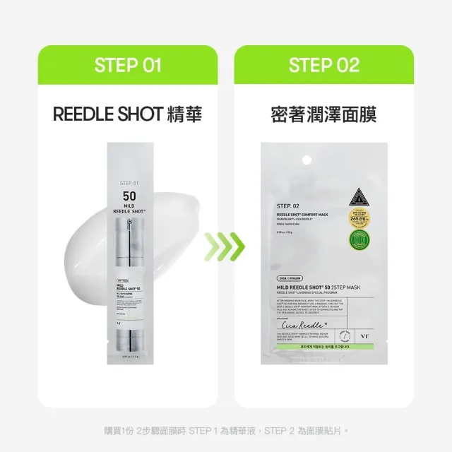 【VT】老虎微晶 2STEP 面膜 一對 -300(官方直營)