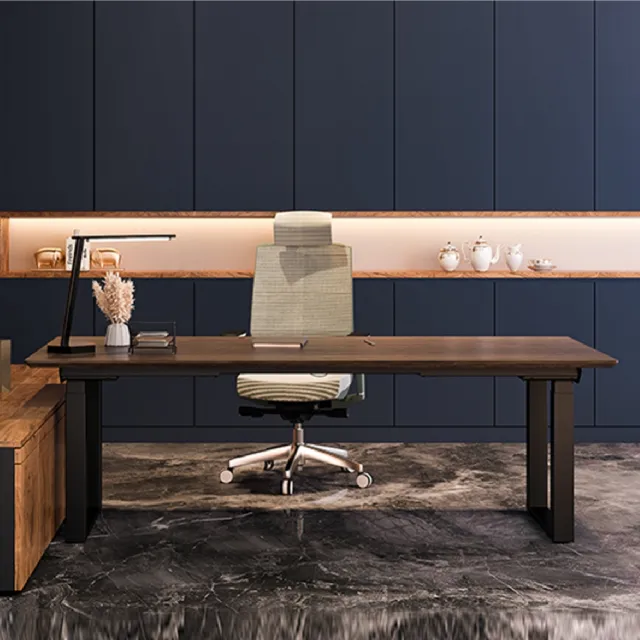 【FUNTE】Force 大型電動升降桌/纖維板 160x80cm 八色可選(辦公桌 電腦桌 工作桌 主管桌 餐桌)