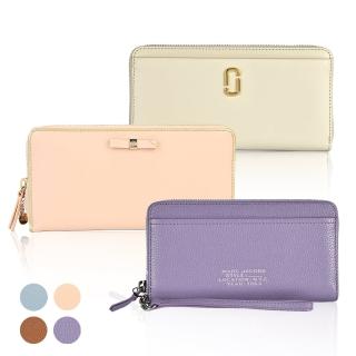 【MARC JACOBS】x CLATHAS經典LOGO多卡格拉鍊長夾(多款任選)