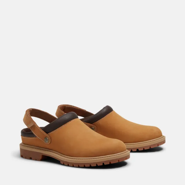 【Timberland】女款小麥色Timberland Premium木屐鞋(A2PSB754)