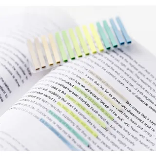【德德小品集】箭頭便利貼 造型索引貼 240枚透明PET標籤 讀書筆記 重點指向標記 粉彩系 N次貼