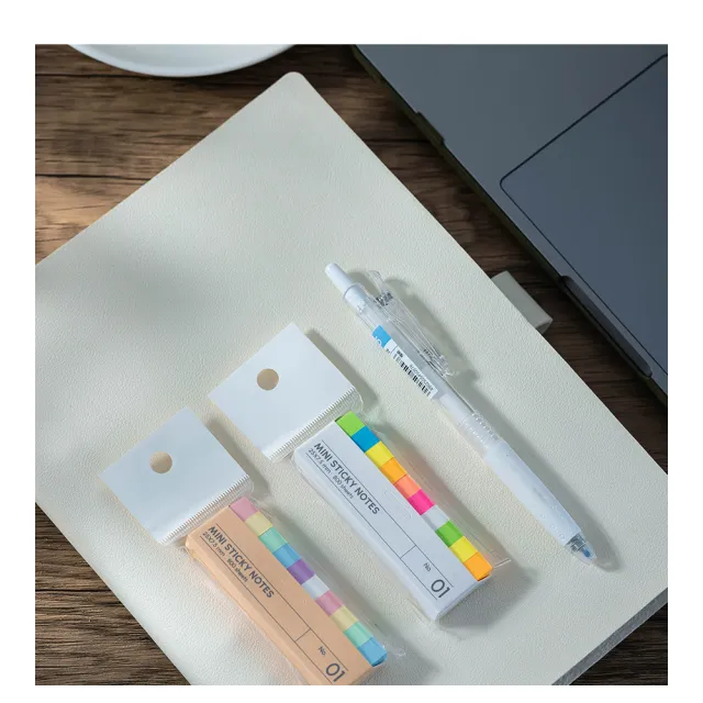 【德德小品集】箭頭便利貼 造型索引貼 240枚透明PET標籤 讀書筆記 重點指向標記 粉彩系 N次貼