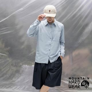 【Mountain Hardwear】Canyon™ Long Sleeve W 防曬長袖健行排汗襯衫 女款 海岸藍 #2110541