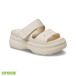 【Crocs】女鞋 Soho 嗖酷雙帶涼鞋 冰凍米色(212861-2MC)