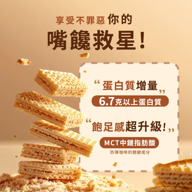 【THE VEGAN 樂維根】大豆蛋白威化餅 巧克力口味/花生口味 盒裝12支裝 純素植物性蛋白 大豆蛋白 蛋白質