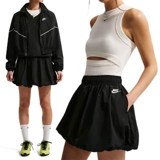 【NIKE 耐吉】As W Nsw Bubble Skirt 裙 女款 黑色 寬鬆 泡泡裙 IQ0062-010