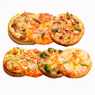 【瑪莉屋口袋比薩】6吋披薩7片組(任選口味)