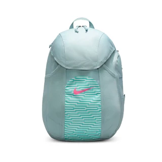 【NIKE 耐吉】後背包 Academy Team 藍綠 大容量 旅行 運動 包罩 魔鬼氈 DV0761-395