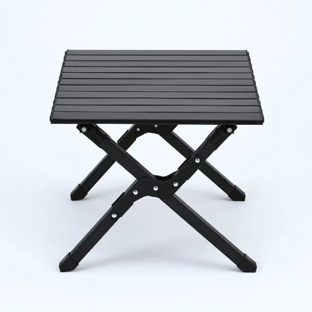【MUJI 無印良品】鋁製摺疊桌 約寬63.5x深44.5x高36cm(露營系列)