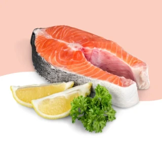 【RealShop】15件組 大西洋特選厚切鮭魚 350g/片(共15片 真食材本舖)