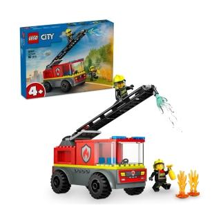 【LEGO 樂高】城市系列 60463 雲梯消防車(交通工具玩具 兒童玩具 幼兒積木 禮物)