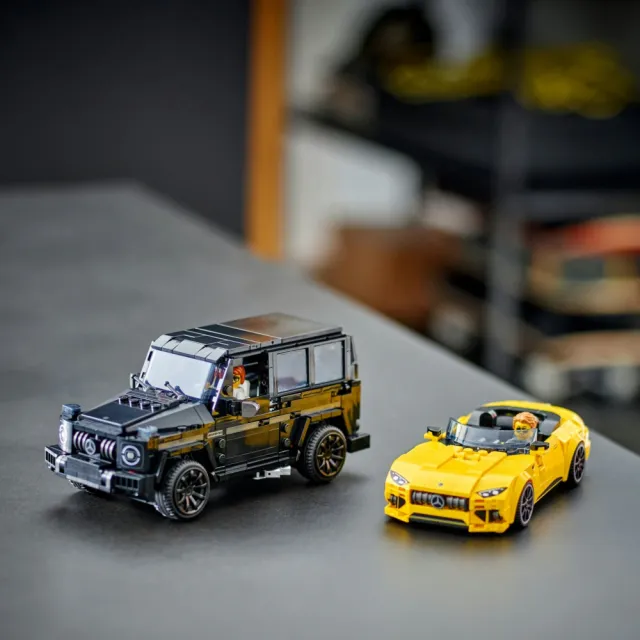 【LEGO 樂高】極速賽車系列 76924 Mercedes-AMG G 63 和 Mercedes-AMG SL 63(賓士 跑車 擺設 禮物)