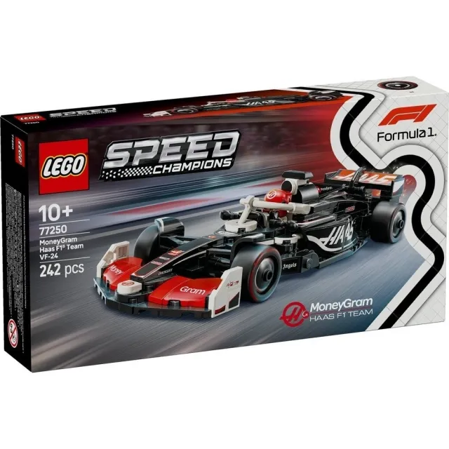 【LEGO 樂高】極速賽車系列 77250 MoneyGram Haas F1Team VF-24 賽車(一級方程式 哈斯車隊 跑車模型)
