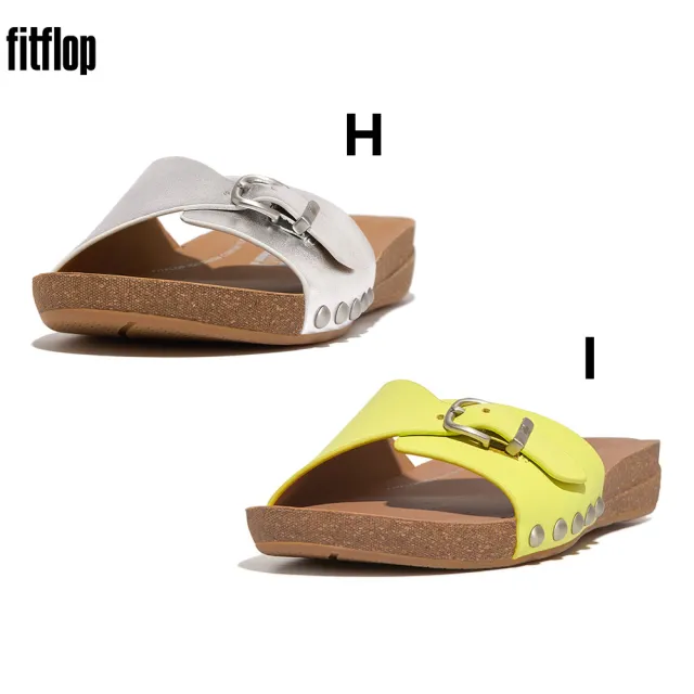 【FitFlop】F-MODE GO 可調式雙帶 / LULU 亮片後帶厚底 / IQUSHION 可調式扣環金屬皮革涼鞋-女(9款)