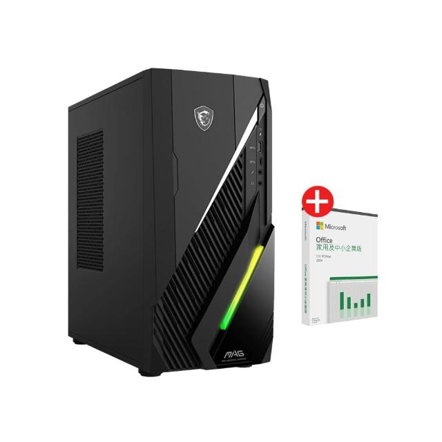 【MSI 微星】+Office2024企業版★i5 RTX5060Ti-16G 電競電腦(MAG Infinite E1/i5-12400F/16G/1TB SSD/W11H)
