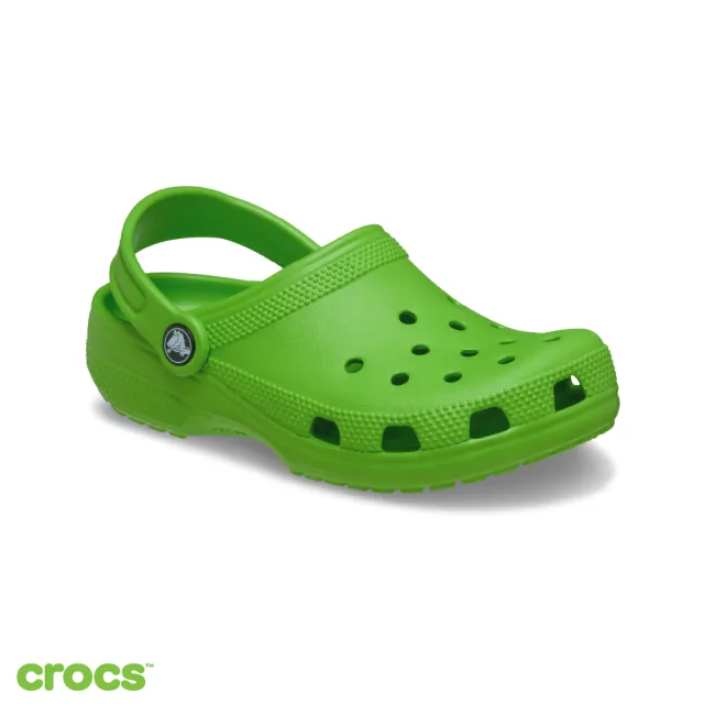【Crocs】童鞋 經典大童克駱格 卡駱馳綠色(206991-30T)
