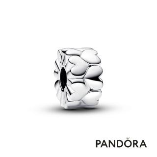 【Pandora 潘多拉】立體愛心固定釦