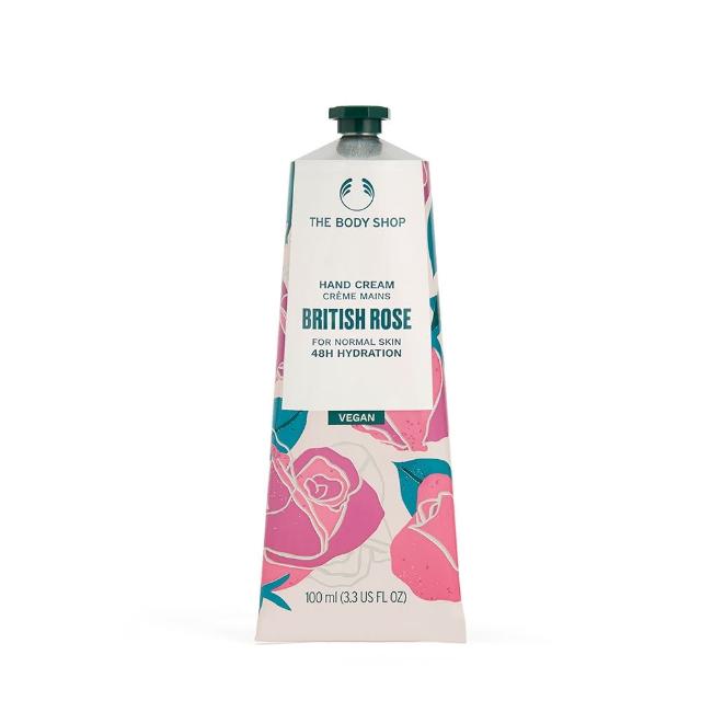 【THE BODY SHOP 美體小舖】英皇玫瑰嫩膚護手霜-100ML