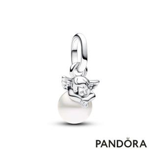 【Pandora 潘多拉】Pandora ME 小愛神迷你吊飾-飾品/情人節禮物/生日禮/純銀