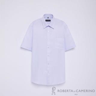 【ROBERTA 諾貝達】職場必備基本款細斜紋 紳士短袖襯衫 RCD66-22