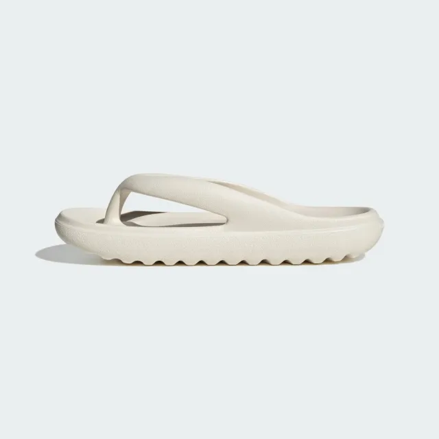【adidas 愛迪達】Adilette Lumia Flip Flop 男女 拖鞋 米白 海邊 夾拖(HP6945)