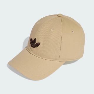 【adidas 愛迪達】帽子 運動帽 棒球帽 遮陽帽 三葉草 BASEBALL CAP AC 卡其 KC8036
