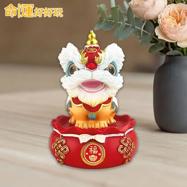 【命運好好玩】萌寶吞金獸擺件(富貴紅)