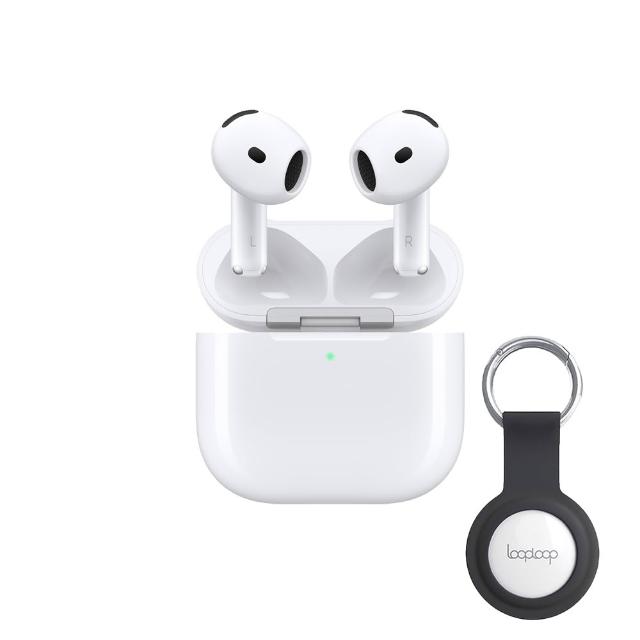 防丟追蹤器組【Apple】AirPods 4 主動式降噪款 藍牙耳機搭配無線充電盒(MXP93TA/A)