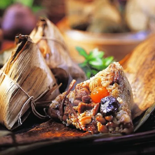 極品八寶肉粽/6顆入 - 台南肉粽 品香肉粽 南部粽 八寶粽