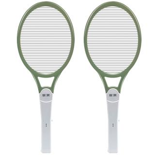【Anbao 安寶】單層充電式電蚊拍-2入組 (AB-9917)