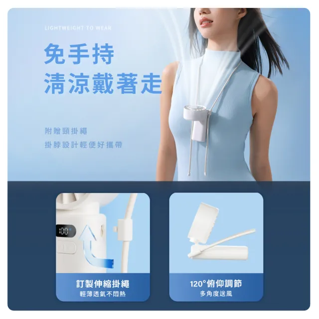 【SOTHING 向物】折疊/掛脖 高速製冷手持風扇 渦輪Ice(可上飛機 usb風扇 摺疊風扇 桌面風扇 桌扇 冰敷風扇)