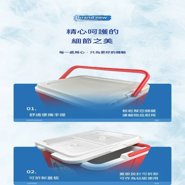 保溫箱26L大容量PU食品級護外車載露營箱 冷熱兩用恒溫冷藏