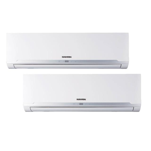 【華菱】3-4坪+5-6坪R32變頻冷暖一對二分離式冷氣(MO2-70IHU+BHI-29KIGSH+BHI-41KIGSH)