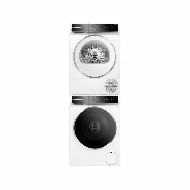 【BOSCH 博世】10公斤 活氧洗衣機+9公斤 熱泵式乾衣機(WGB256B0TC+ WQB245B0TC)