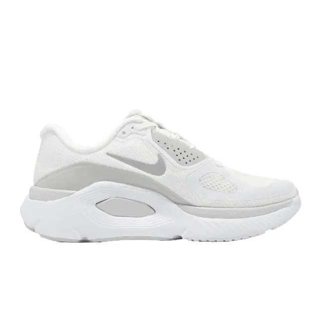 【NIKE 耐吉】慢跑鞋 Wmns Structure Plus 女鞋 白 銀 緩震 支撐 HQ3049-100