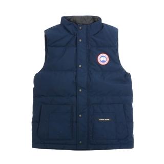 【CANADA GOOSE】再生輕量尼龍立領拉鍊背心(深藍)