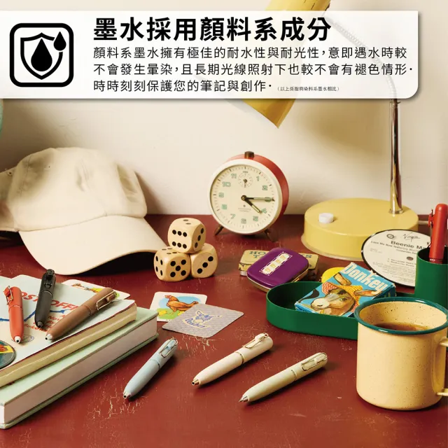 【uni】uniball one 3 旋轉換色濃墨鋼珠筆 0.38/0.5mm