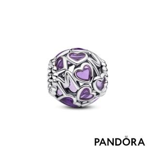 【Pandora 潘多拉】母愛之心鏤空串飾-飾品/情人節禮物/生日禮/純銀