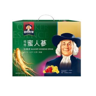 【QUAKER 桂格】養氣蜜人參滋補液60ml×30入×1盒(共30入 謝震武代言)