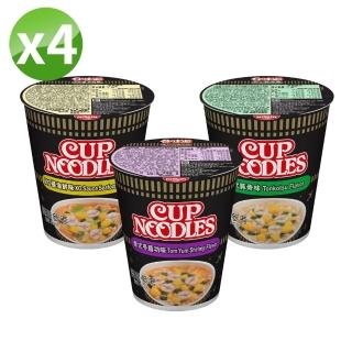 【NISSIN 日清】合味道杯麵 4入組 星宇航空版(泰式冬蔭功味/日式豚骨味/XO醬海鮮味)