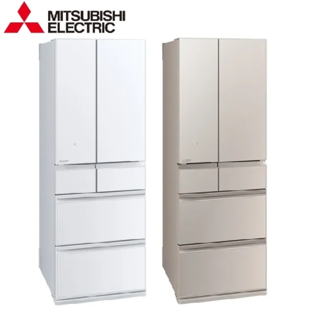 【MITSUBISHI 三菱電機】日製六門543L 變頻玻璃鏡面冰箱 含基本安裝+舊機回收 -(MR-WZ54K)