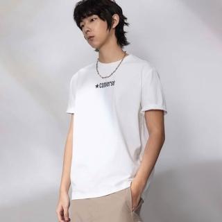 【CONVERSE】短袖上衣 男 SORONA LOGO TEE VINTAGE WHITE 白 UCJ782-W70