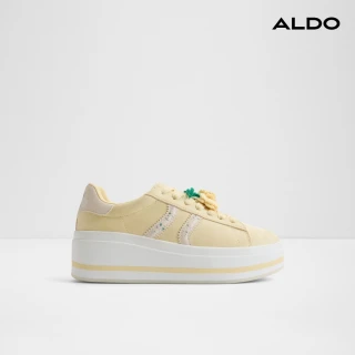【ALDO】PAOTLAN-清新甜美針織花朵厚底休閒鞋-女鞋(黃色)